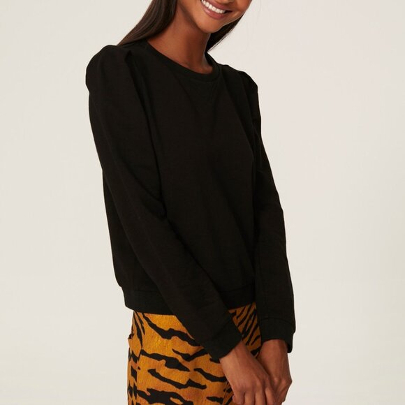 Adam Lippes Sweaters - Black Puff Sleeve Sweater